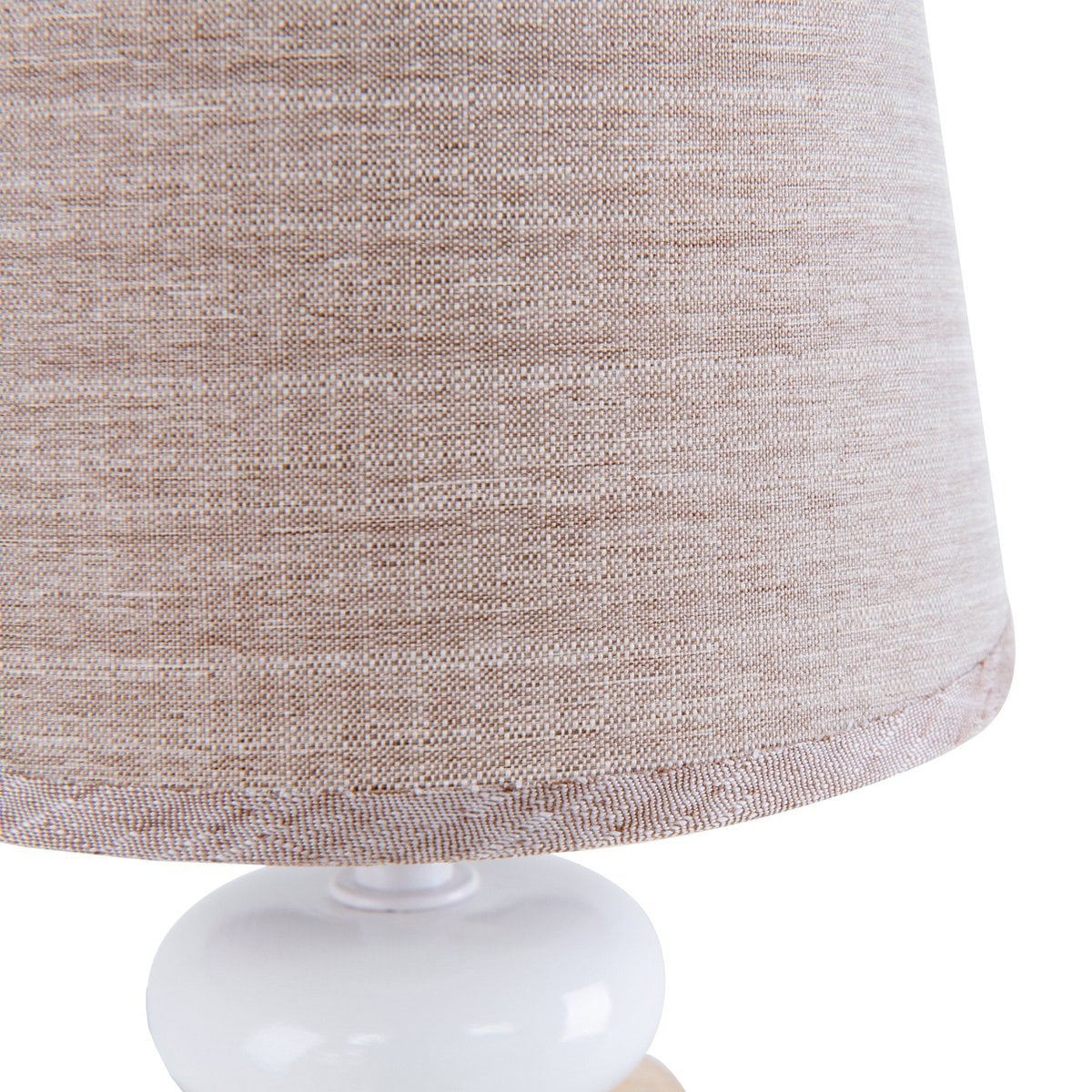 Liv · Houten tafellamp met linnen kap