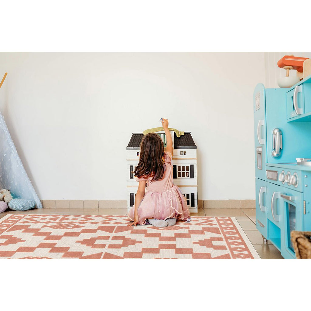 Buiten Tapijt Flat Velvet Kleurrijk fluweel Atacama