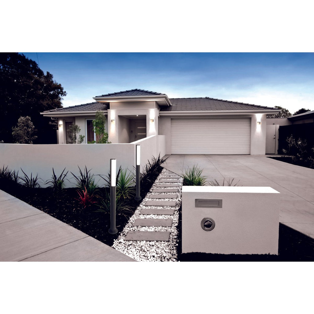 LED buitenlampen "flair" gemaakt van metaal en plastic in antraciet, met geïntegreerde LED