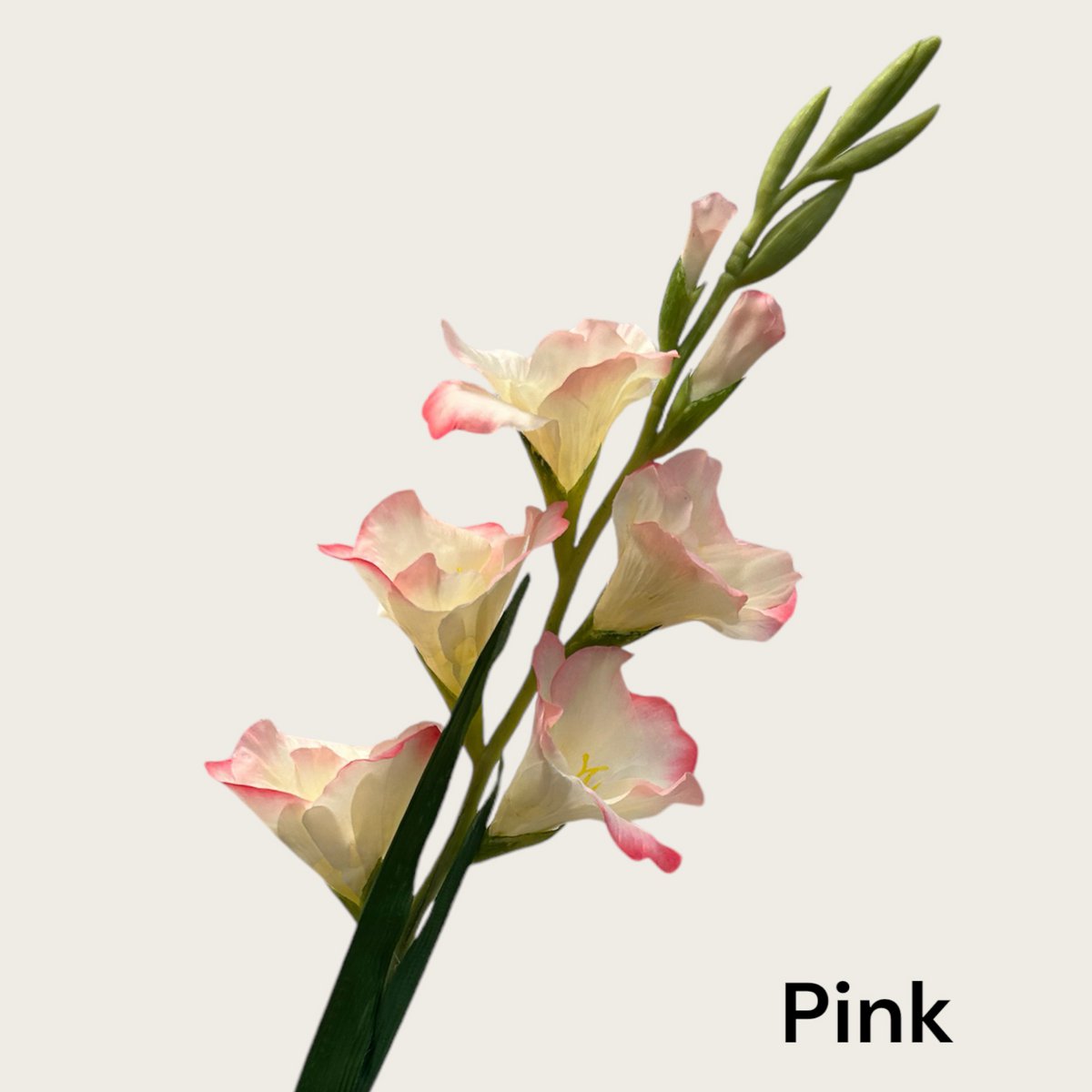Geurende gladiolen | Zijden kunstbloem | Lengte 91cm  1pcs