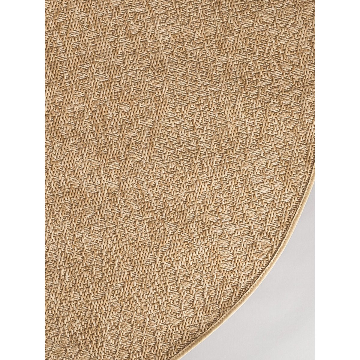 Ronde tapijt interieur buitenhaak