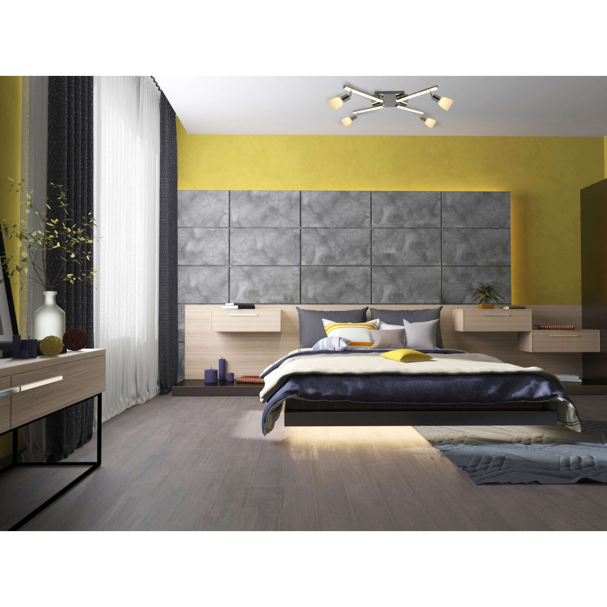 Liv · Plafondlamp — chroom