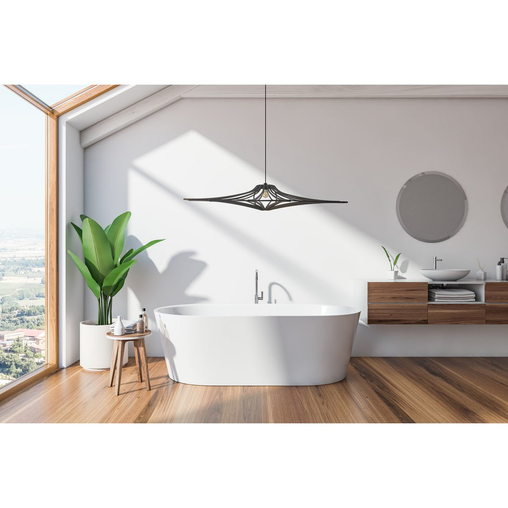 Liv · Metalen hanglamp — zwart