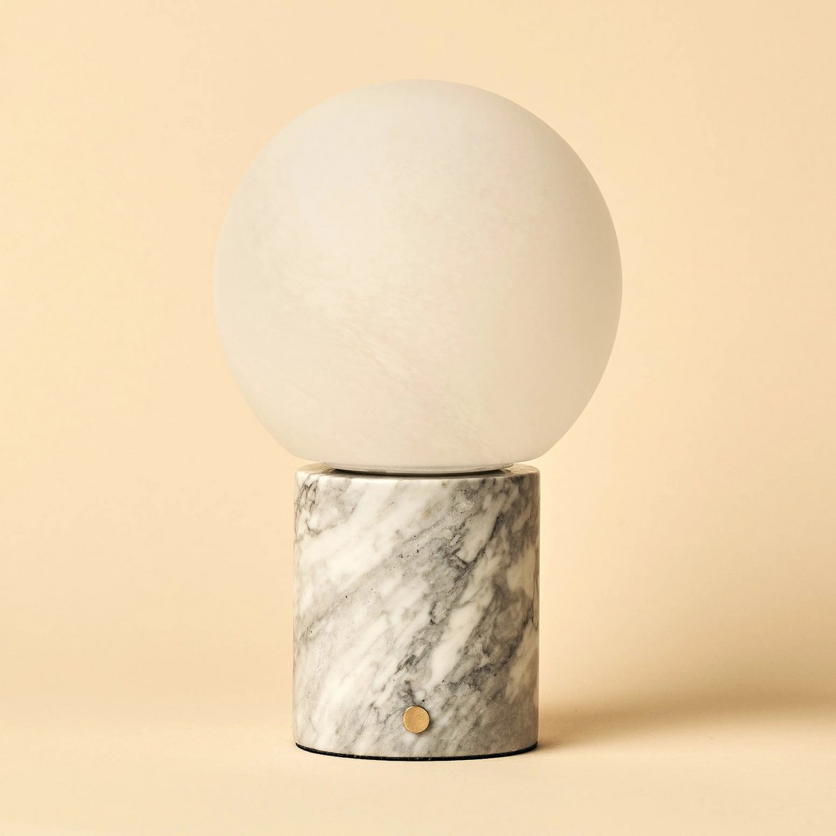 Metsu White / Bianco Statuarietto - Classic Marmeren oplaadbare tafellamp met 3 lichte kleuren en dimfunctie