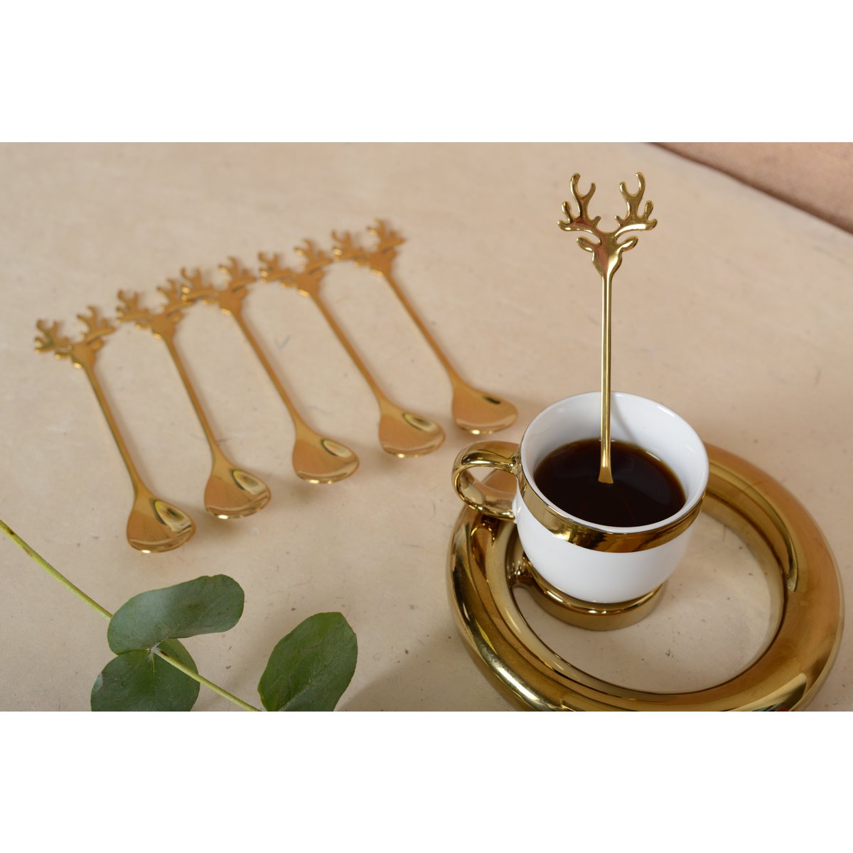 Cerf Golden Spoon - veel van 6