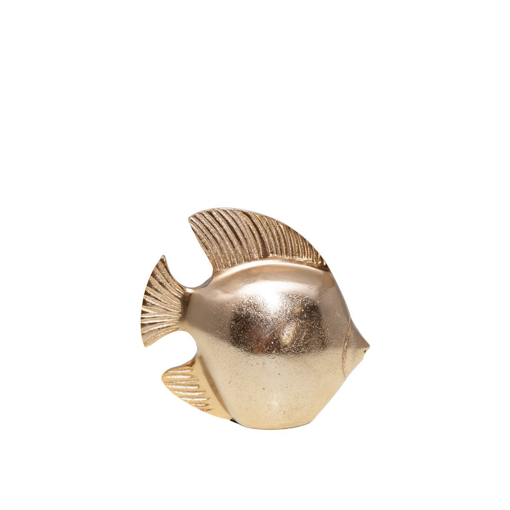 Gouden decoratieve vissen H19,5 cm