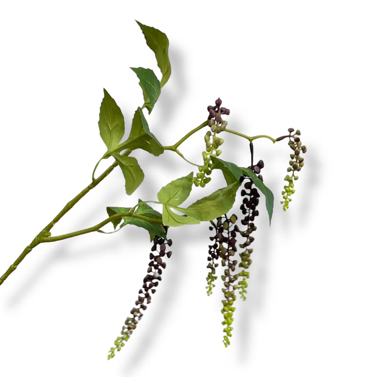 Phytolacca americana  deep purple -04 | Zijden kunstbloem | Lengte  65cm   1pcs