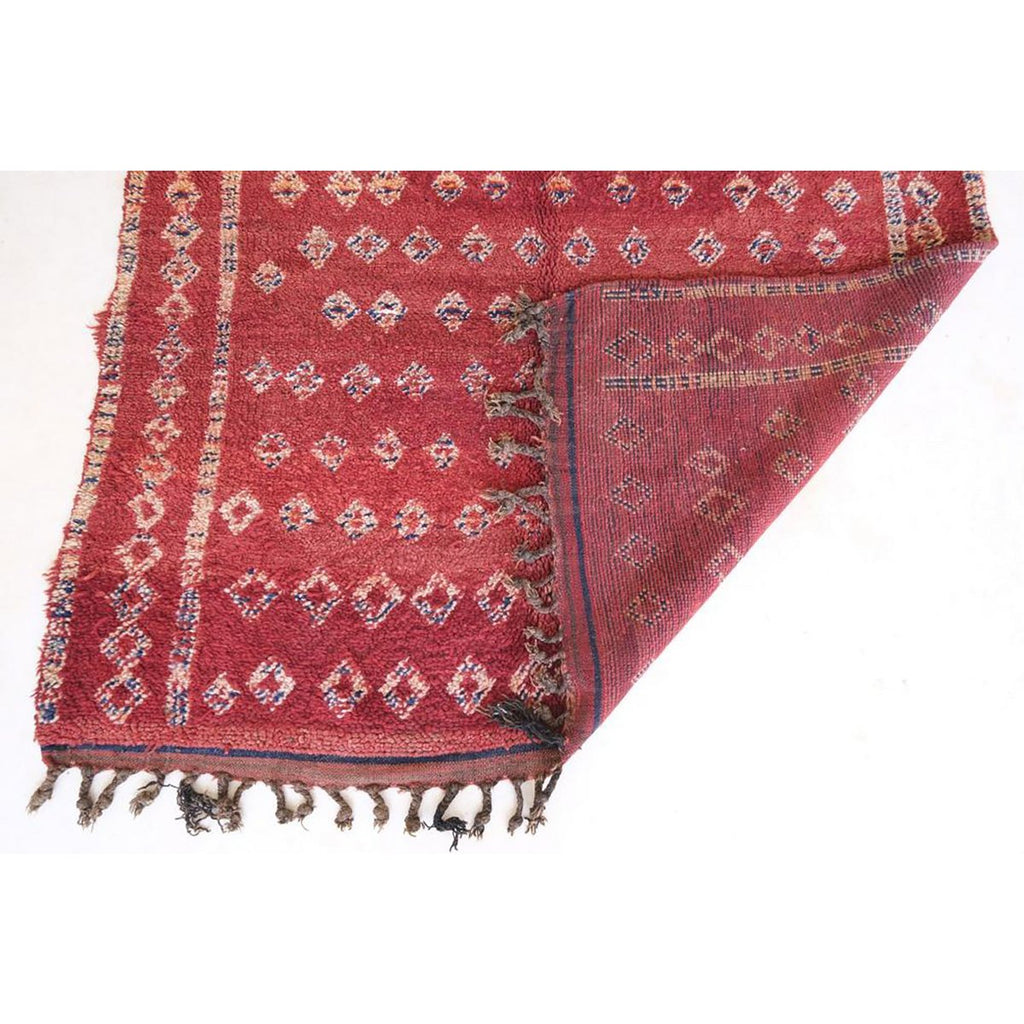 Berber wollen tapijt geweven vintage hand 169 x 258 cm