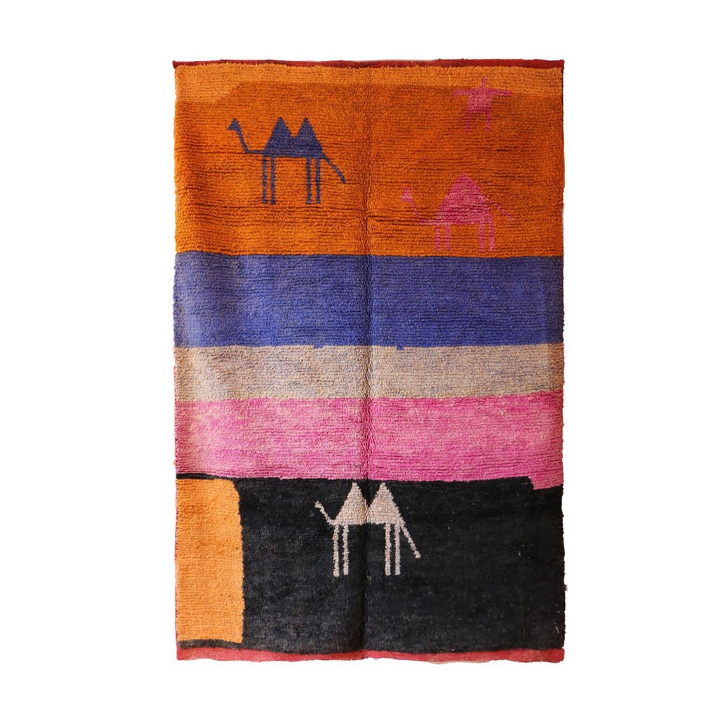 Berber tapijt boujaad gekleurd 200 x 304 cm