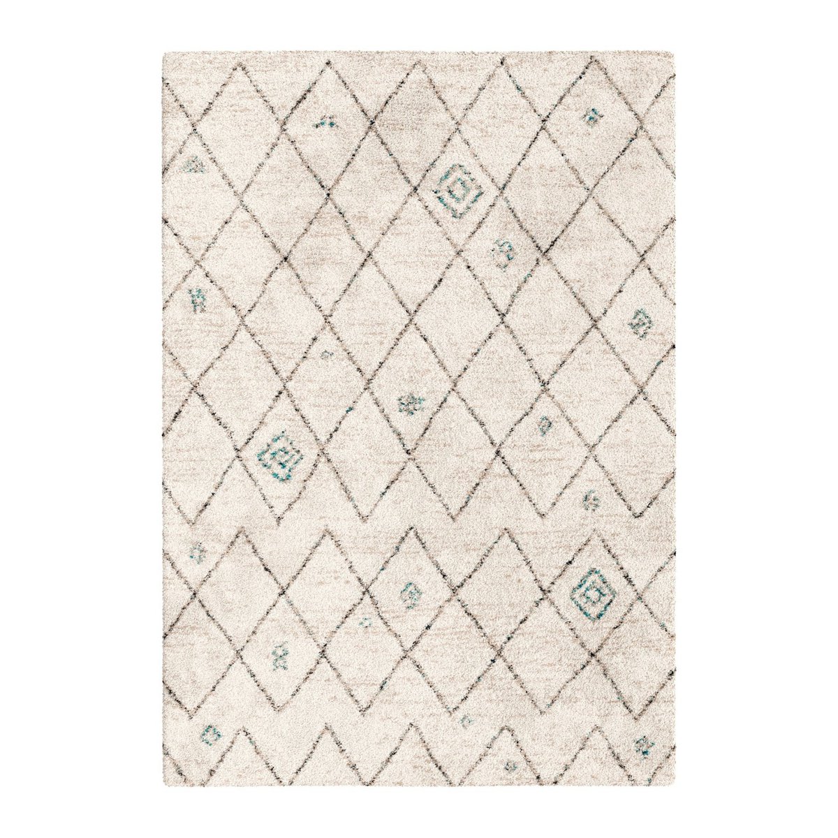 Zachte en volumineuze etnische ruige tapijten diamant