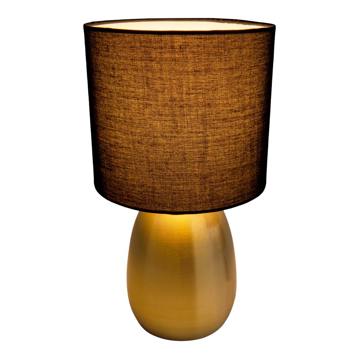 Liv · Metalen tafellamp — 33cm goud/zwart