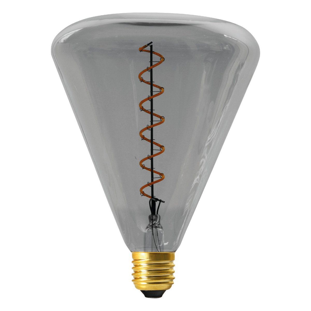 Liv · LED-decoratielamp — E27/4W grijs glas