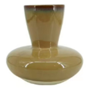 Vintage crème vaas klein formaat