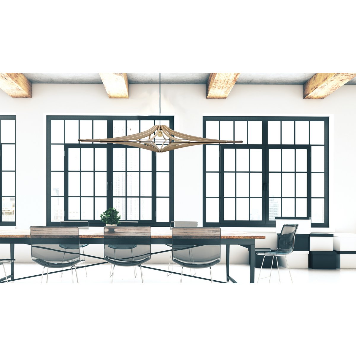 Liv · Metalen hanglamp — zwart