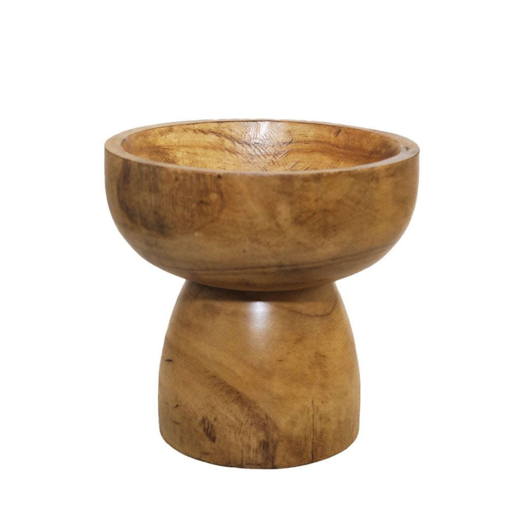 Houten staande decoratieve snit 23,5x23.5x24,5 cm