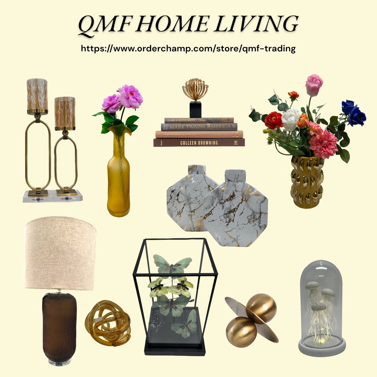 Tafelblad gele vaas(cv11654-10geel)