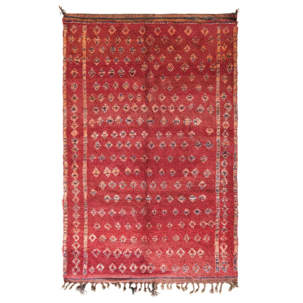 Berber wollen tapijt geweven vintage hand 169 x 258 cm