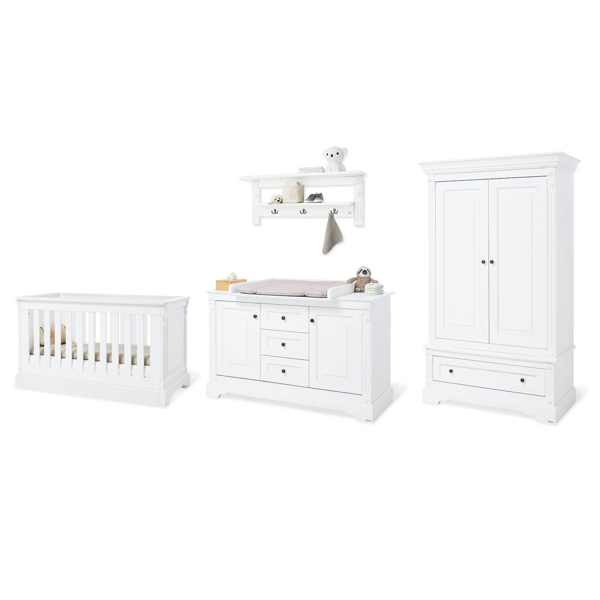 Kwekerij "Emilia" extra brede incl. muurplank, 4 delen