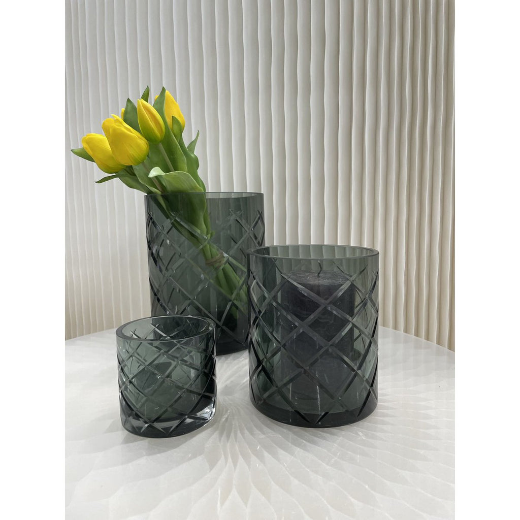 Hurricane Kristallen Lamp Wind Licht Medium Rook Blauw(cc2101-140crystal-middle)