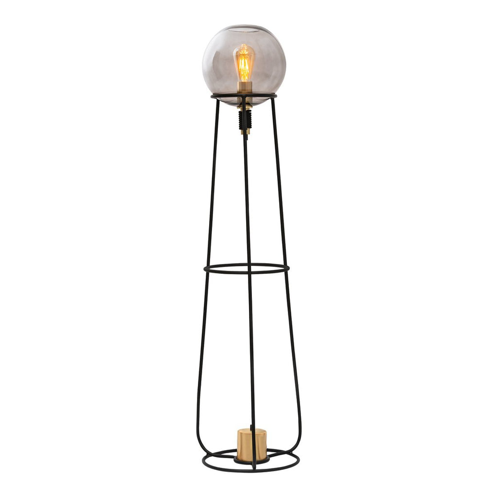 Liv · Messing vloerlamp — zwart