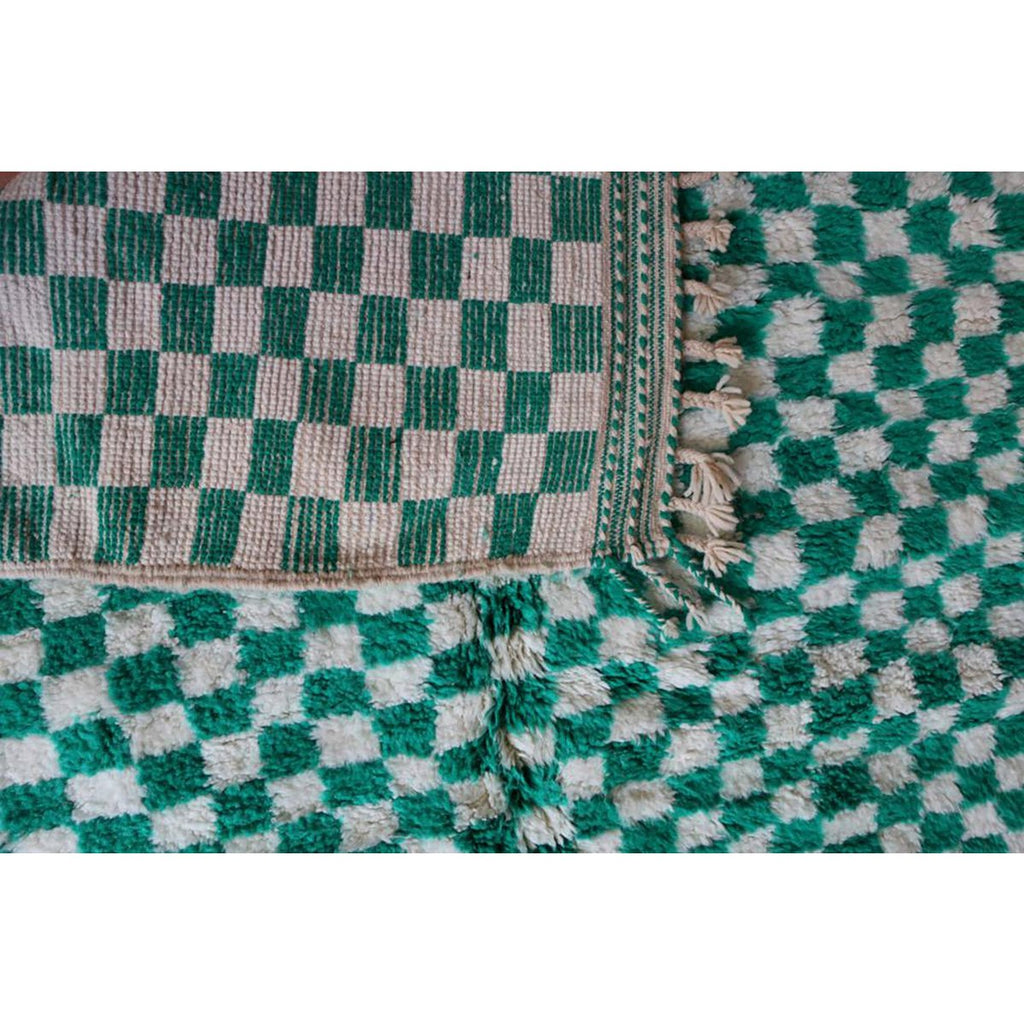 Berber tapijt pure geruite wol 166 x 269 cm