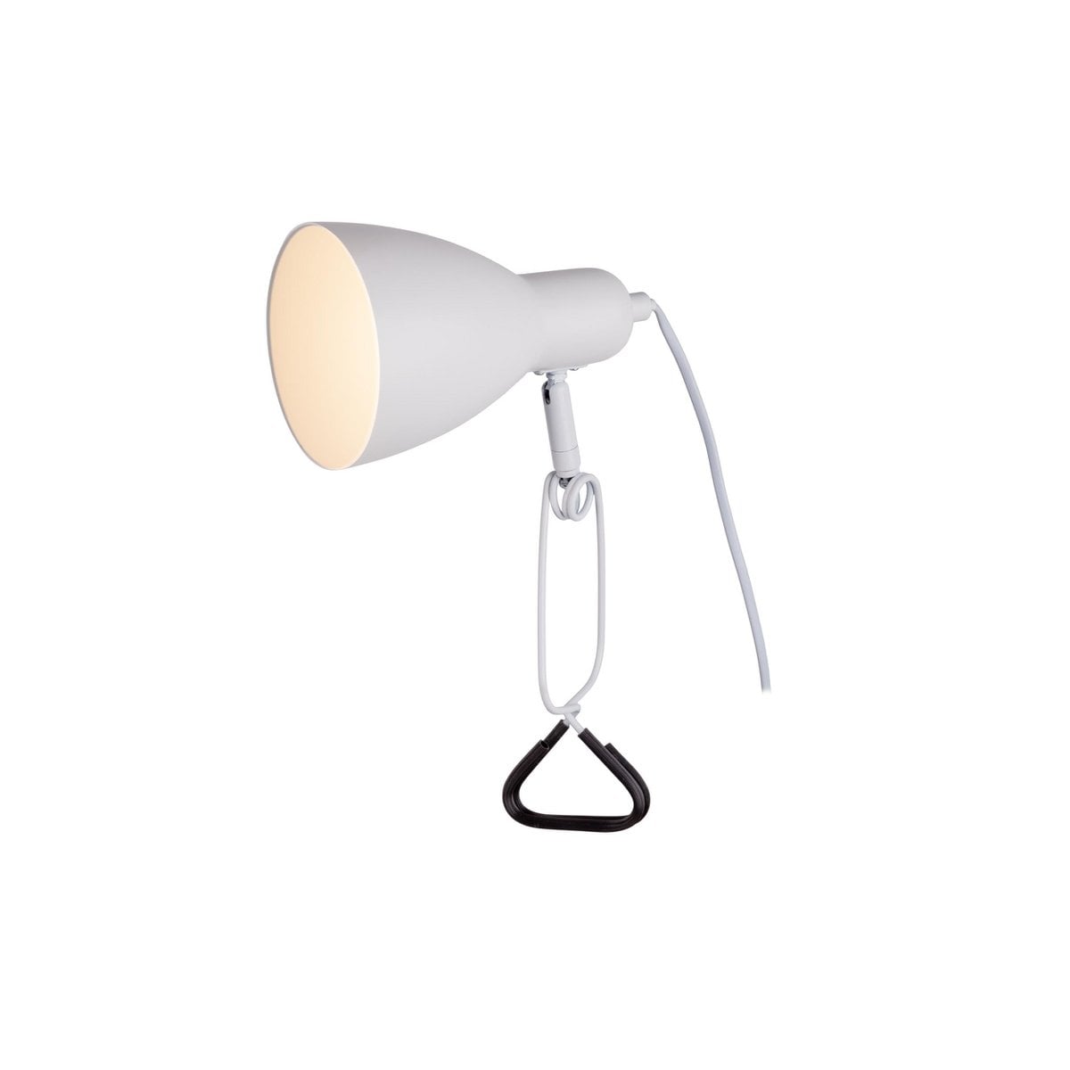 Liv · LED-klemtafellamp — 28cm wit