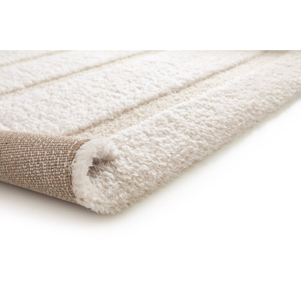 Dikke ruige tapijt in gerecycled polyester met arcadia -reliëf