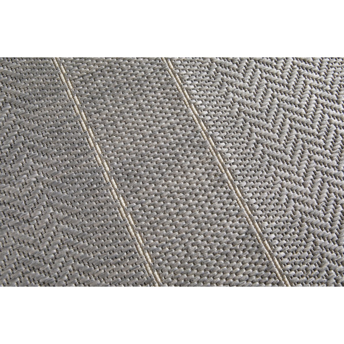 Gestreepte tapijt met fijne lijntjes geweven platte binnenkant van de buitenkant kalm