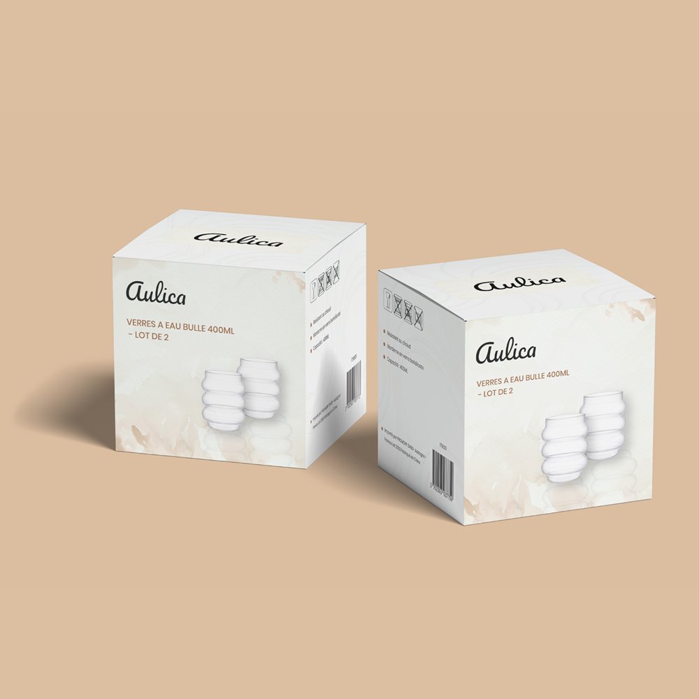 400 ml bubbelwaterglazen - veel 2