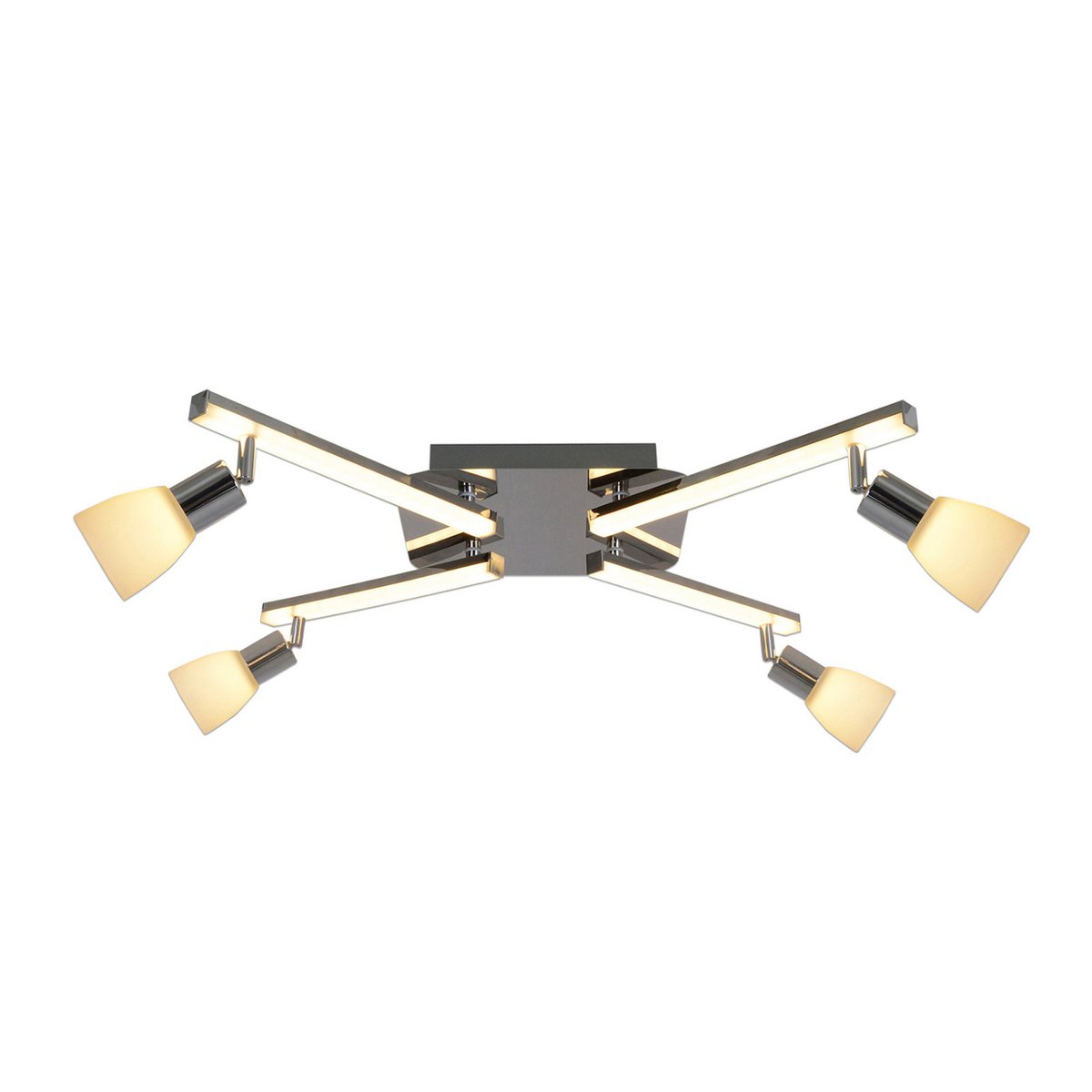 Liv · Plafondlamp — chroom