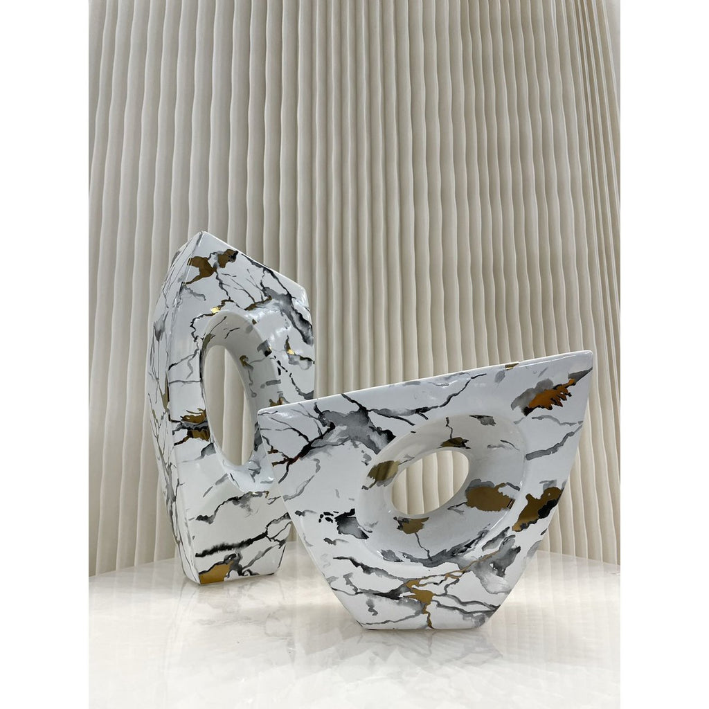 Moderne Keramieken Overdekte Vaas (klein)