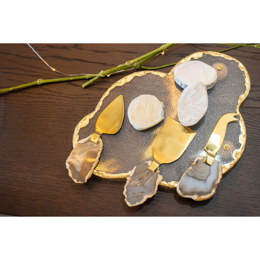 Cloudlade met Golden Bord 29.5x20.5x4cm