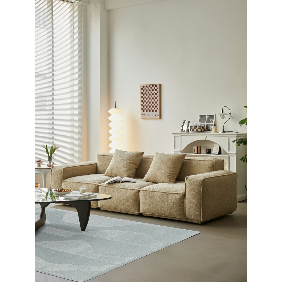 Zachte 3D Relief Tapijt Silencio