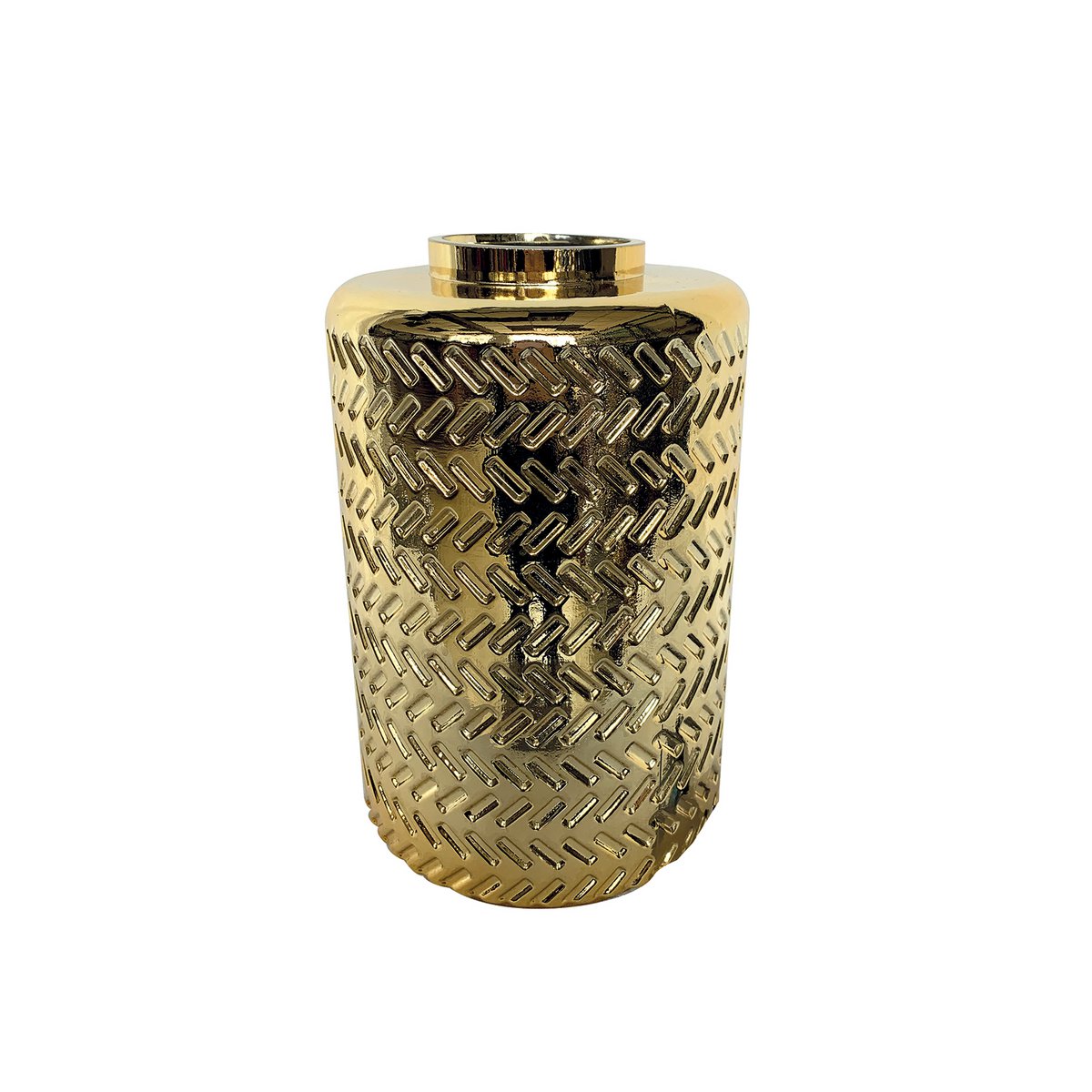 Gouden vaas 16 x 25 cm