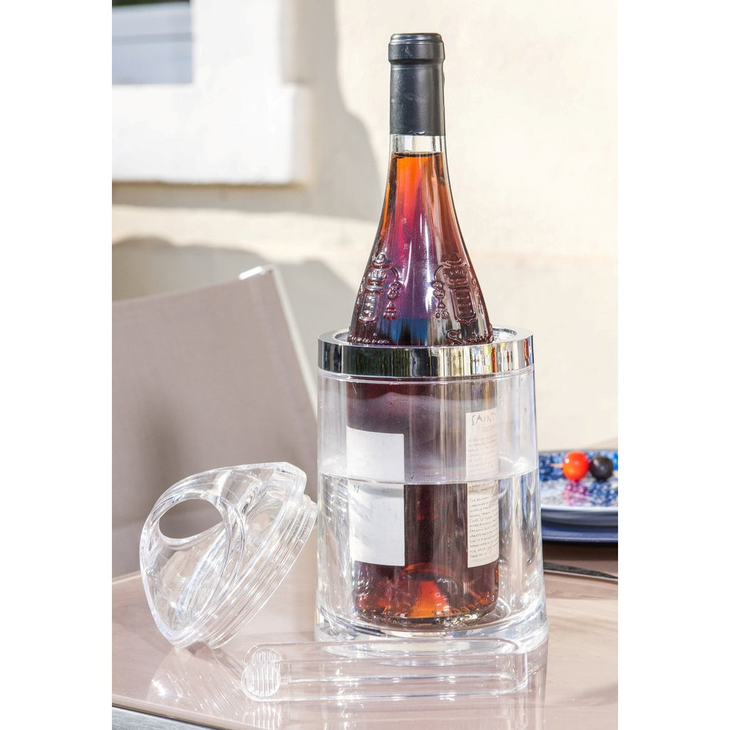 Acryl -ijsemmer met tang en deksels