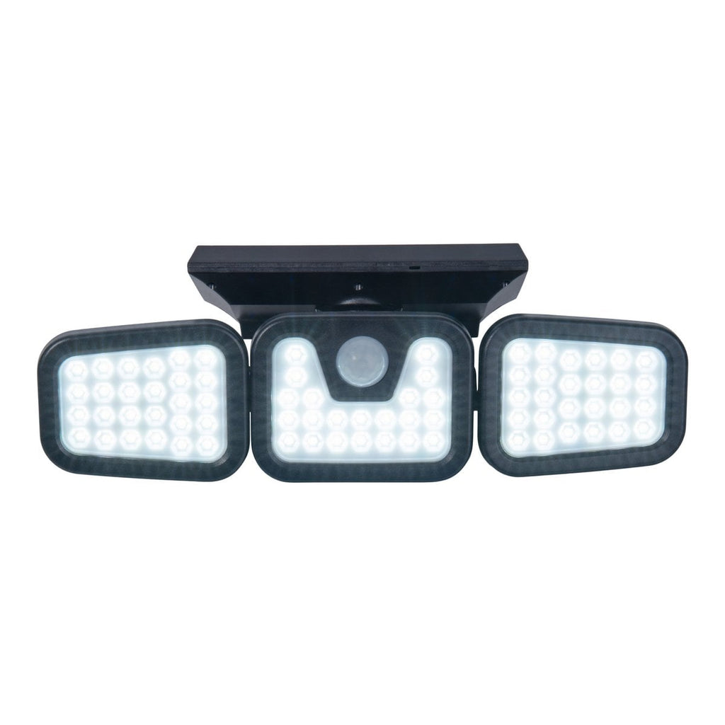 LED Solar Buitenwandlamp "Pacita", multifunctionele lamp buitenwandlamp gemaakt van plastic in zwart, 28,3 x 13,5 x ca.