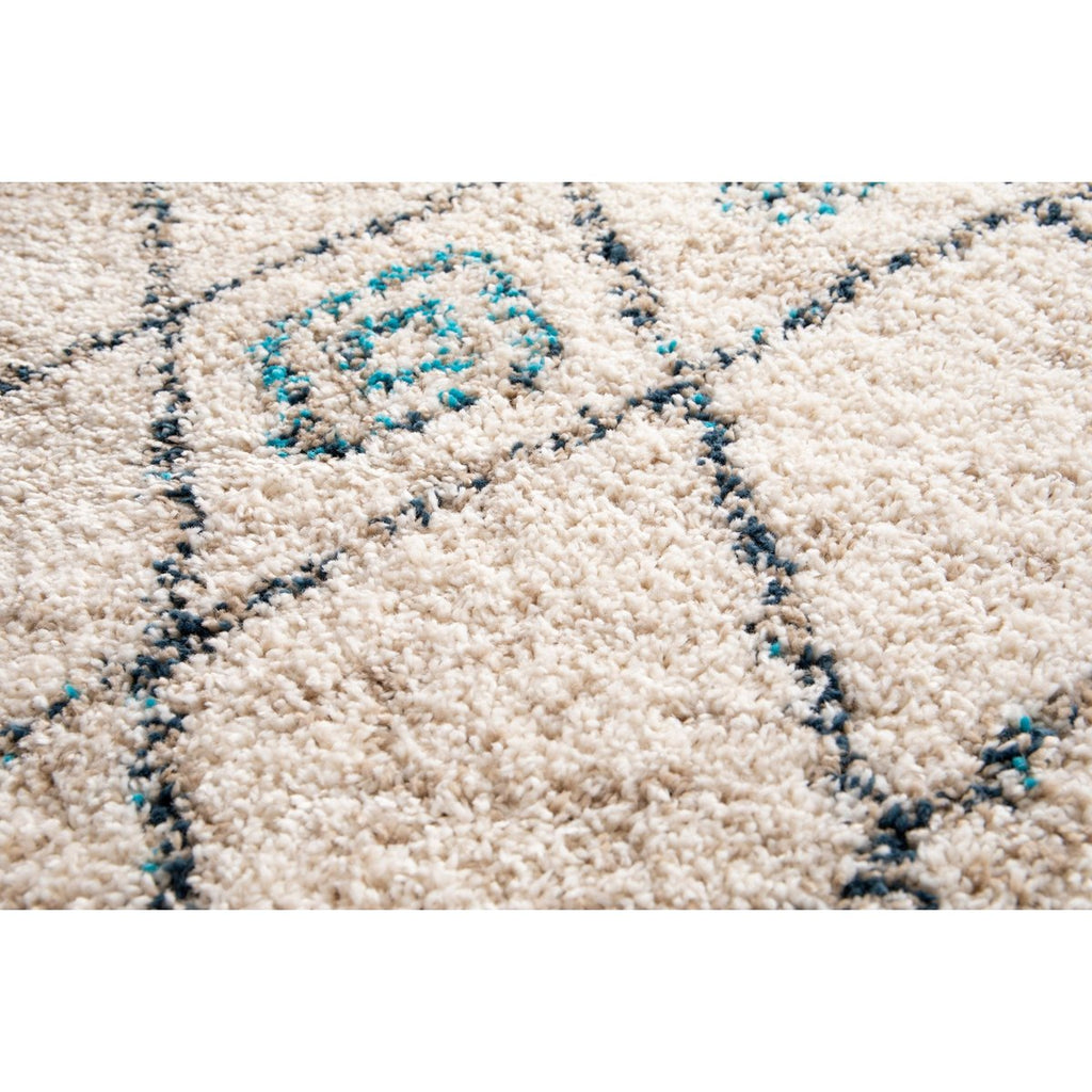 Zachte en volumineuze etnische ruige tapijten diamant