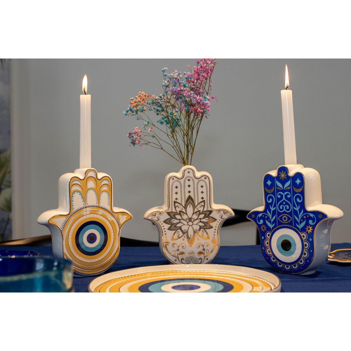 Gouden handknop 17.5x6.2x20cm