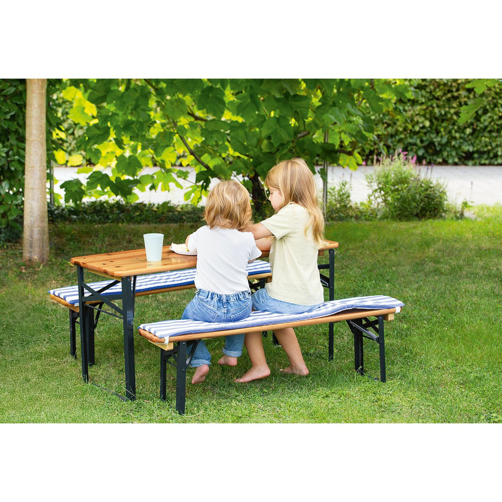 Kinderbank en tafel ingesteld voor buitenfestiviteiten "SEPP", 3 delen