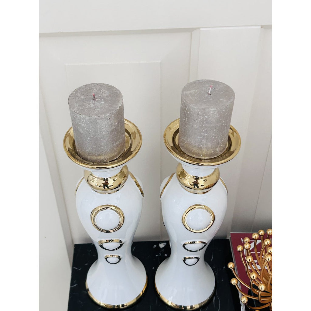 Set van 2 stuks cirkelkaarshouder Maat: H:34cm B:11cm