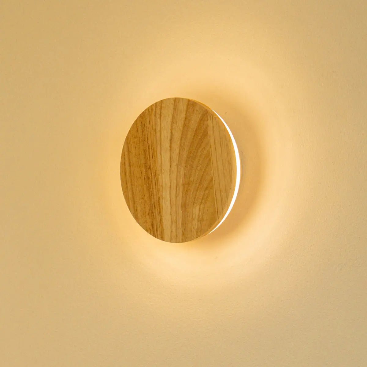 Lou lichtbruine draadloos wandlicht - oplaadbaar en dimbare aanraakregeling - 2700K warm licht