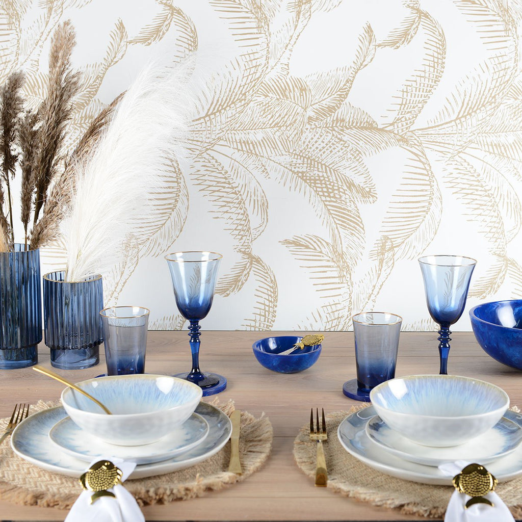 Lichtblauwe kom 17,5 cm