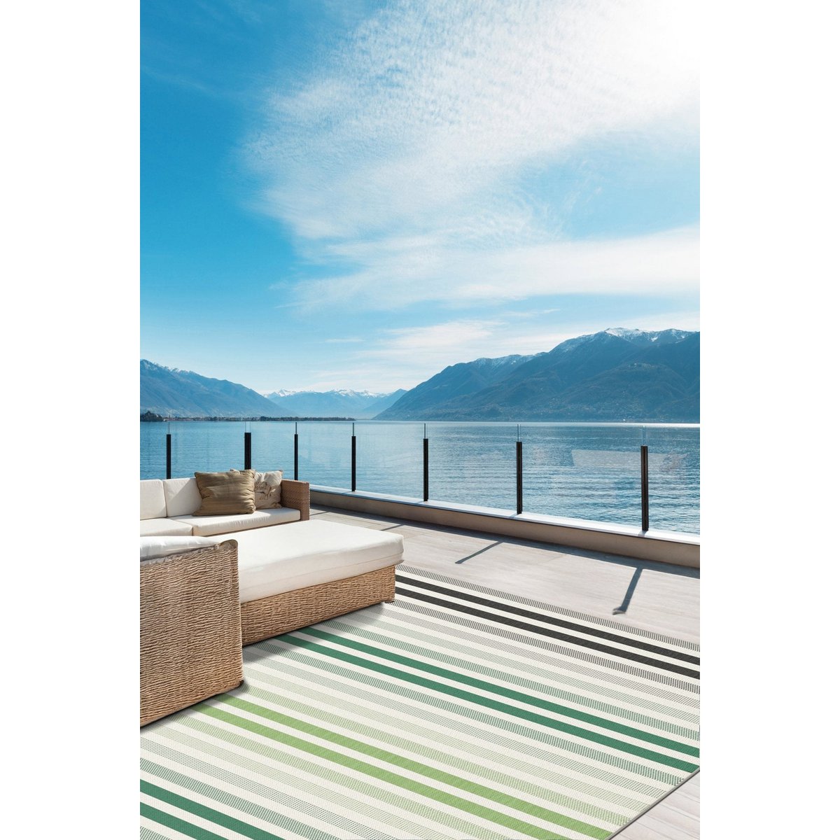 Grafische tapijten binnenshuis kadence