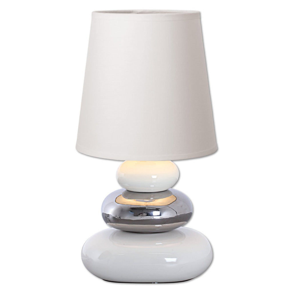 Liv · Houten tafellamp met linnen kap
