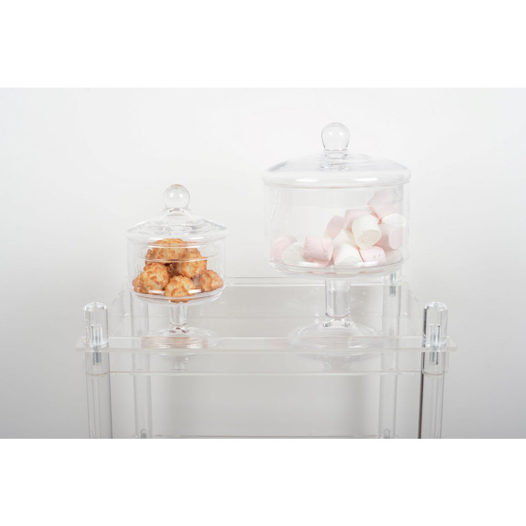 Glas Standing Candy 17x17x29cm