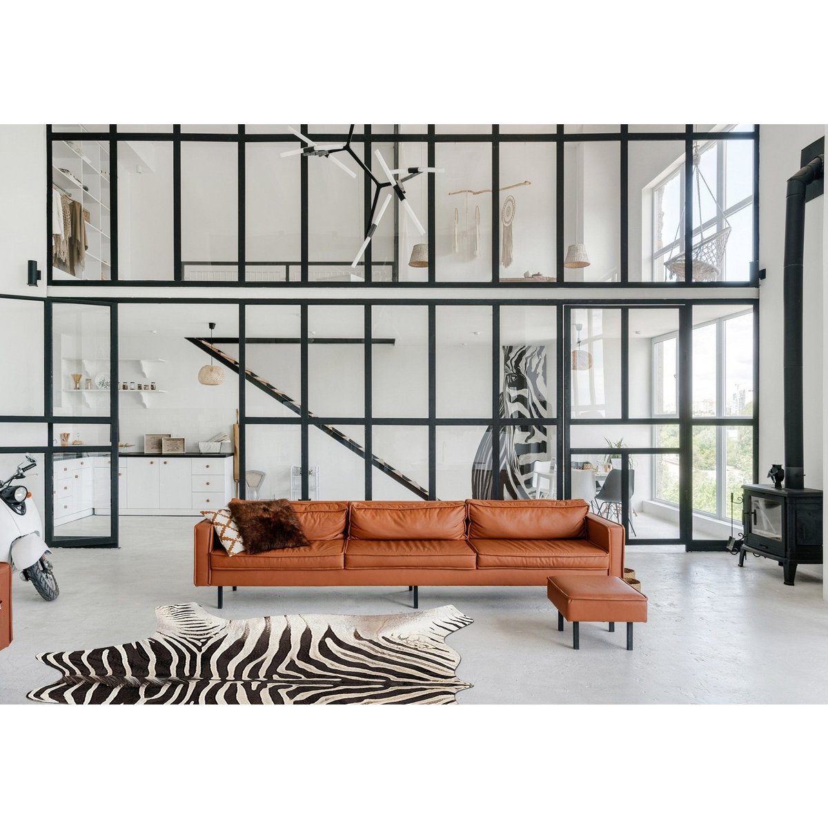 Nakuru Zebre Skin Style tapijt