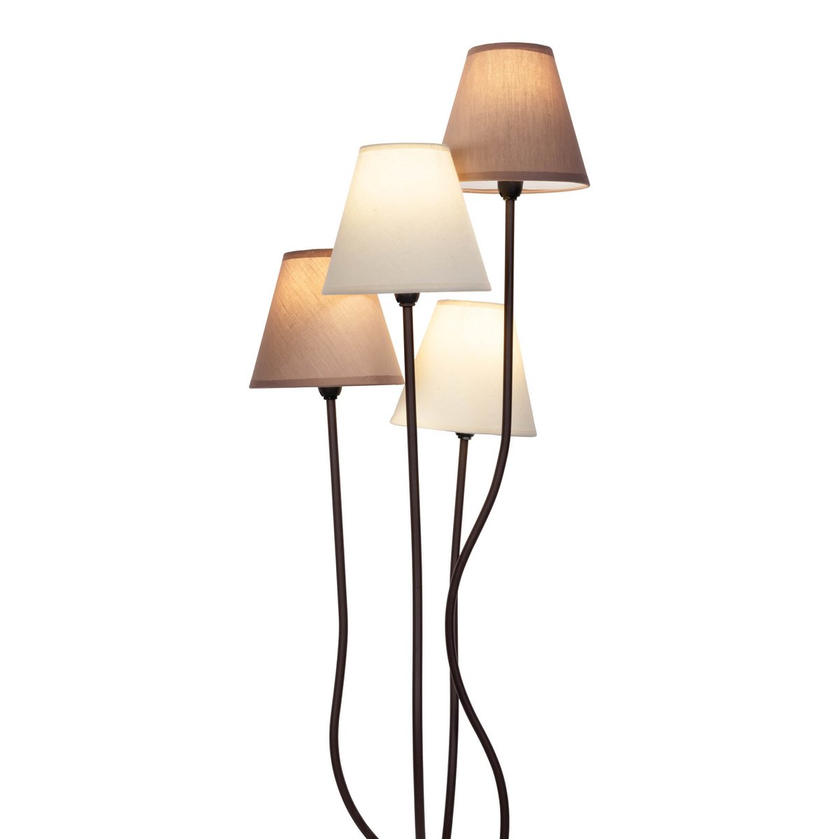 Liv · Vloerlamp met textielen kap — naturel