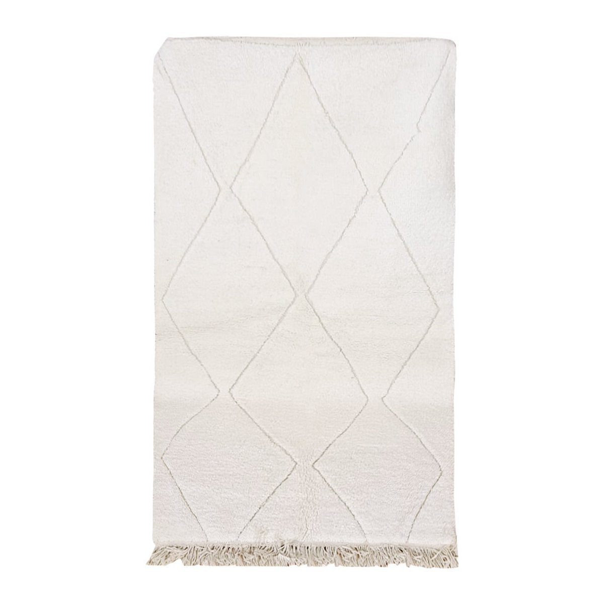 Berber vloerkleed Beni Ouarain zuivere wol 153 x 264 cm