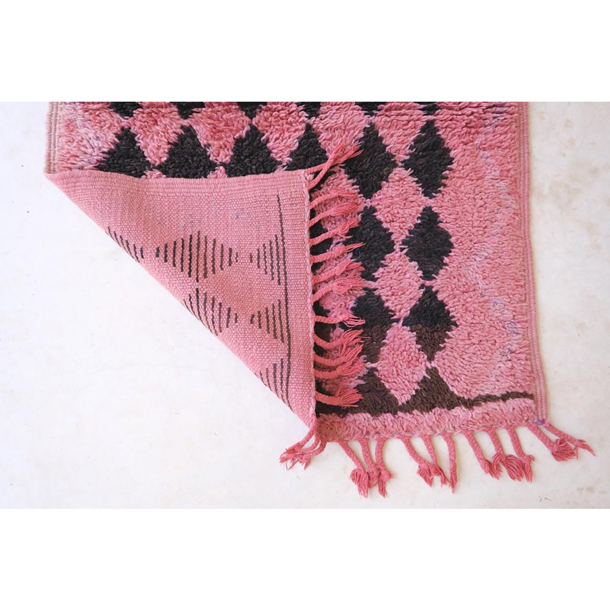 Berber Corridor -tapijt in vintage wol 87 x 193 cm