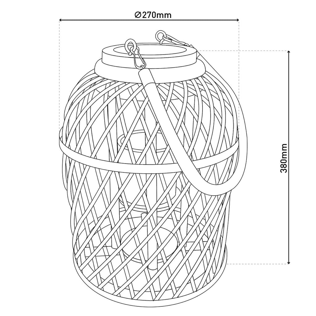 Liv · Rotan buitenlamp